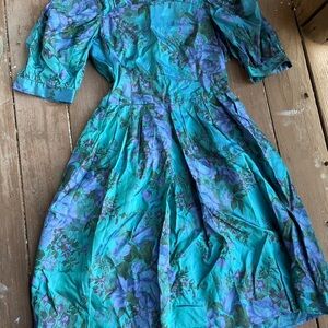 80s vintage prom dress